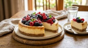 Cheesecake z gozdnimi sadeži